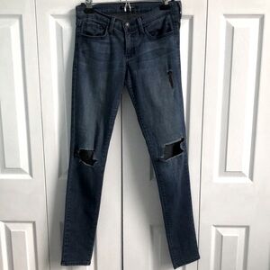 Flying Monkey Distressed Skinny Jeans Size 27